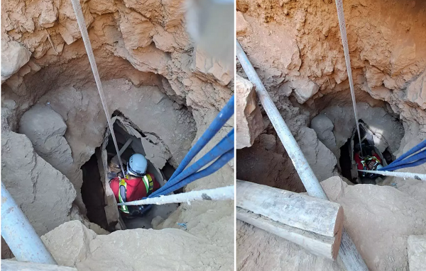 معجزه برای مرد 50 ساله در عمق چاه